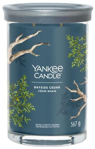 Svíčka YANKEE CANDLE Signature 2 knoty Bayside Cedar 567 g