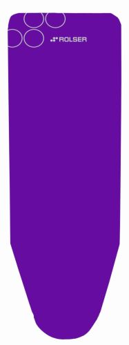 Rolser potah na žehlící prkno 115 x 35 cm, vel. potahu M, 125 x 44 cm, fialový