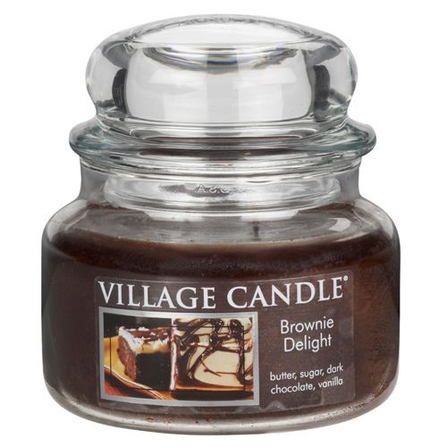 Svíčka ve skleněné dóze Village Candle Čokoládový dortík, 312 g