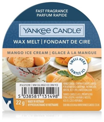 Vonný vosk YANKEE CANDLE Mango Ice Cream 22 g