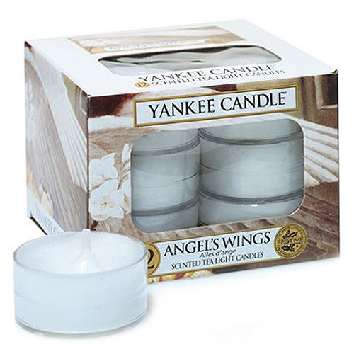 Svíčky čajové Yankee Candle Andělská křídla,   12 ks