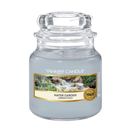 Svíčka ve skleněné dóze Yankee Candle Vodní zahrada, 104 g