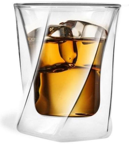 Sklenice Vialli Design Dvoustěnná sklenice na whisky, 300 ml, Cristallo 5509
