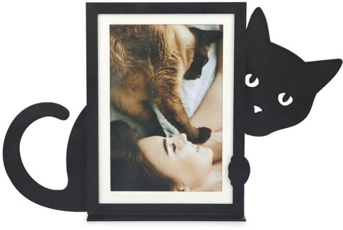 BALVI Fotorámeček Hidden Cat 27704, 10x15cm, černý