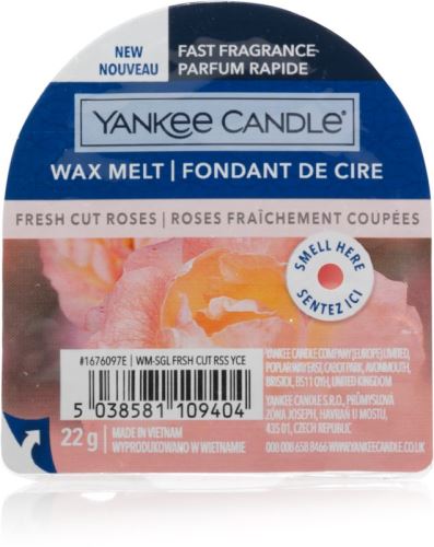Vonný vosk YANKEE CANDLE Fresh Cut Roses 22 g