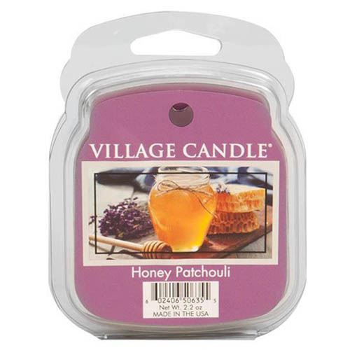Vonný vosk Village Candle Med a pačuli, 62 g
