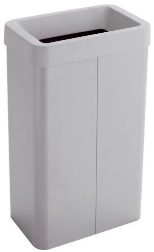 Odpadkový koš na tříděný odpad Caimi Brevetti Maxi G,70 L, bílý, sklo