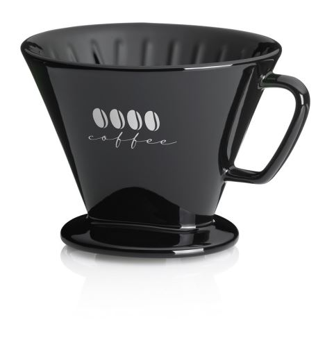KELA KELA Kávový filtr porcelánový Excelsa L černá KL-12493