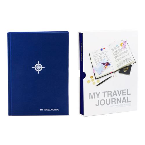 Deník cestovní My Travel Journal, modrý