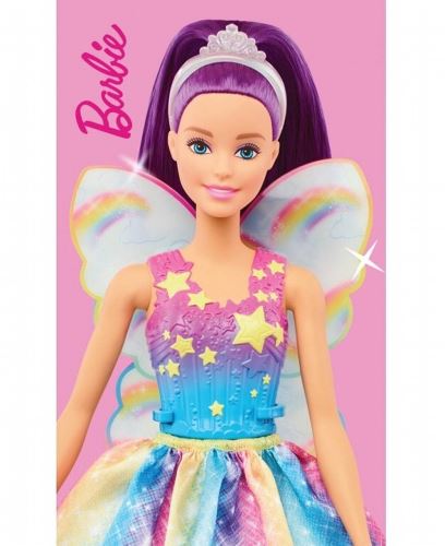 Dětský ručníček Barbie Duhová Víla 30x50 cm
