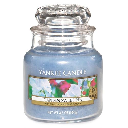 Svíčka ve skleněné dóze Yankee Candle Květy ze zahrádky, 104 g
