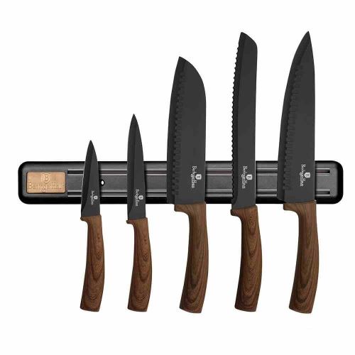 BERLINGERHAUS BERLINGERHAUS Sada nožů s nepřilnavým povrchem a magnetickým držákem 6 ks Forest Line BH-2540