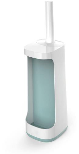 JOSEPH JOSEPH WC štětka s úložným prostorem Flex Plus 70507, plast, bílá/modrá