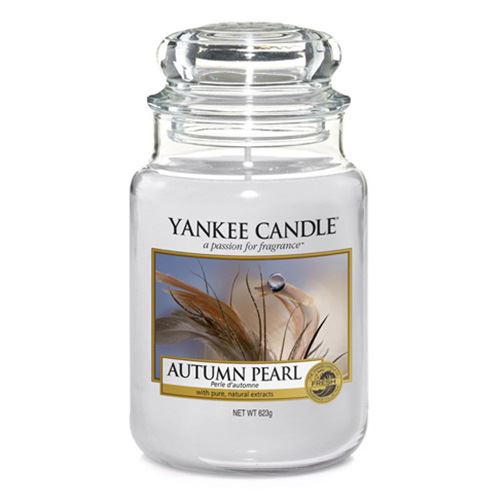 Svíčka ve skleněné dóze Yankee Candle Podzimní perla, 623 g