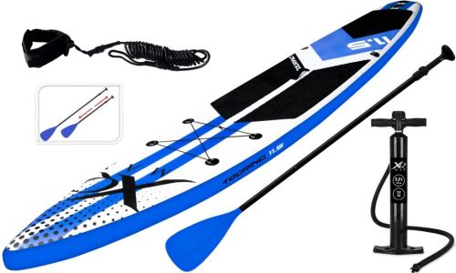 XQMAX Paddleboard pádlovací prkno 350 cm s kompletním příslušenstvím, modrá