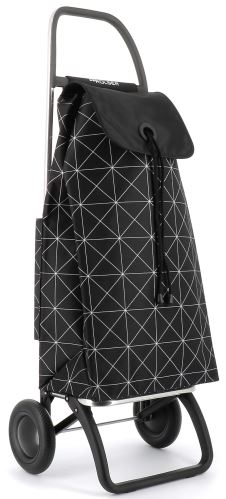 Rolser I-Max Star 2 nákupní taška na kolečkách, černo-bílá