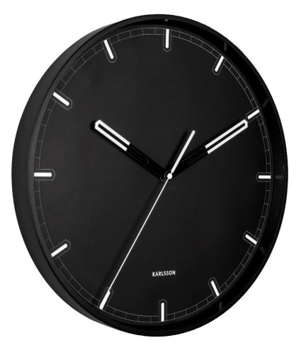 Designové nástěnné hodiny 5774BK Karlsson 40cm