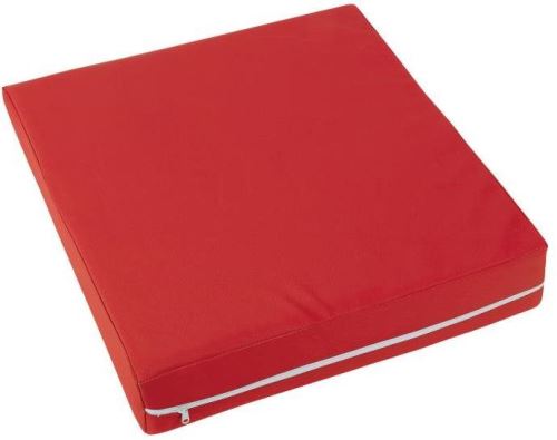 Sedací polštář Bellatex Nepromokavý - 40 × 40 × 10 cm - potah na zip - červená