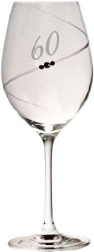 Sklenice B.BOHEMIAN Jubilejní sklenička na víno "60" 470 ml COSMIC 1 ks