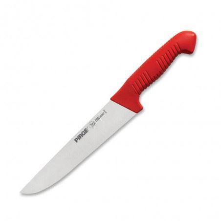 řeznický porcovací nůž 180 mm - červený, Pirge PRO 2002 Butcher