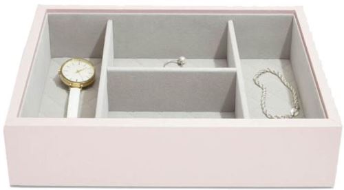 Šperkovnice STACKERS box na šperky Blossom Pink Leather Watch/Accessories 75451