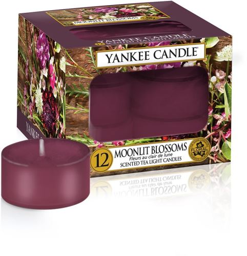 Svíčka YANKEE CANDLE Moonlight Blossom 12 × 9,8 g
