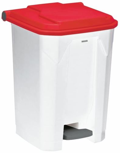 Koš na tříděný odpad pro HACCP - elektro, Rossignol Utilo 54043, 50 L, červený plast