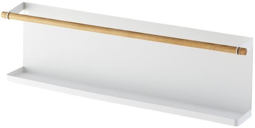 YAMAZAKI Polička na bok kuchyňské skříňky Tosca 5475, š.62,5 cm, bílá