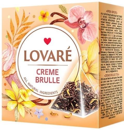 Čaj Lovaré Creme Brulee (15 pyramid)