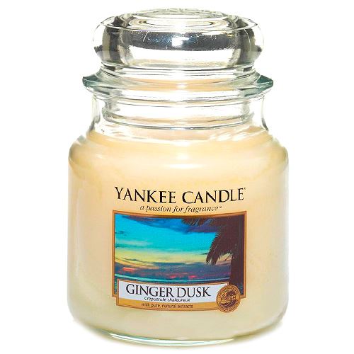 Svíčka ve skleněné dóze Yankee Candle Zázvorový soumrak, 410 g