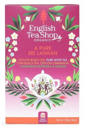 Čaj English Tea Shop Mix čajů Čistý Srilančan 40g, 20 ks bio ETS20