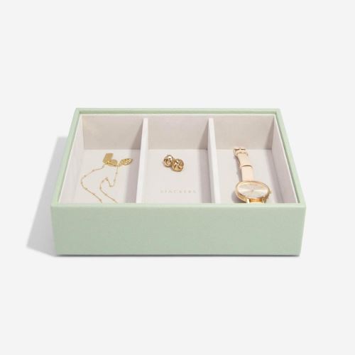 Šperkovnice STACKERS box na šperky Sage Green Deep Watch/Accessories 74511