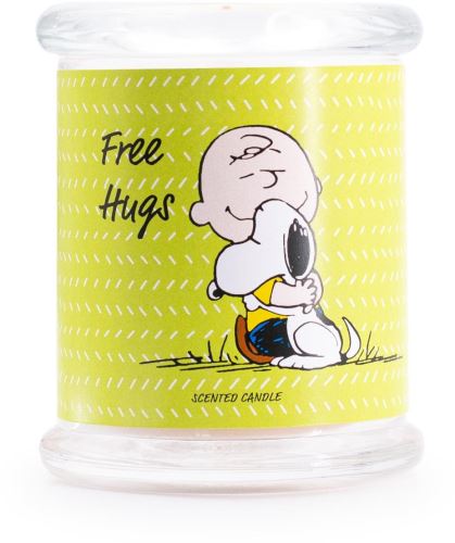 Svíčka PEANUTS Free Hugs 250 g