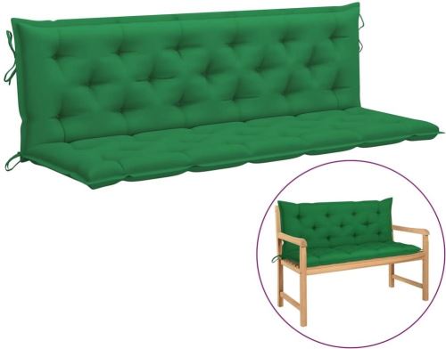 Sedací polštář Poduška pro závěsné houpací křeslo zelená 180 cm textil