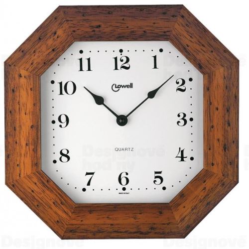 Designové nástěnné hodiny Lowell 01748NA Clocks 29cm