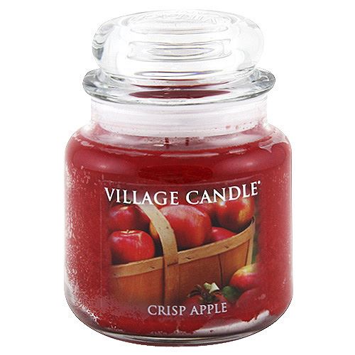 Svíčka ve skleněné dóze Village Candle Svěží jablko, 454 g