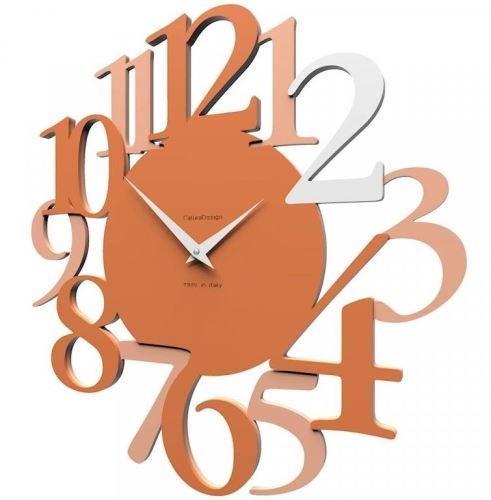 Designové hodiny 10-020 CalleaDesign Russel 45cm (více barevných verzí) Barva terracotta-24