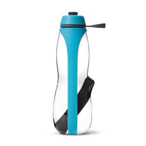 Sportovní láhev na vodu s binchotanem BLACK+BLUM Eau Good Duo, 700ml, modrá