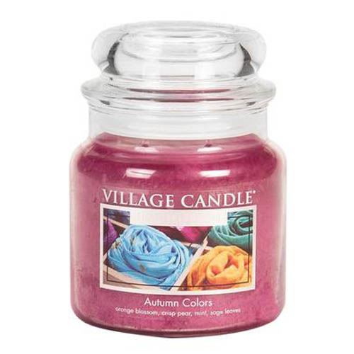 Svíčka ve skleněné dóze Village Candle Barvy podzimu, 454 g