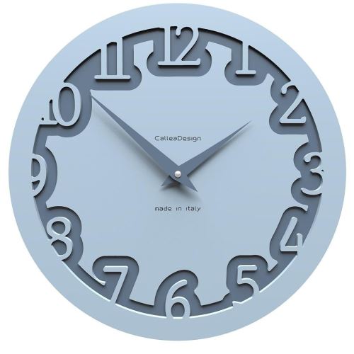 Designové hodiny 10-002 CalleaDesign Labirinto 30cm (více barevných verzí) Barva světle modrá klasik - 74