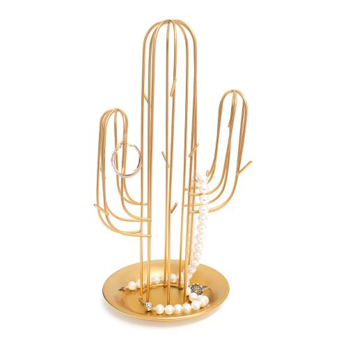 Stojánek na šperky BALVI Cactus 26874, zlatý