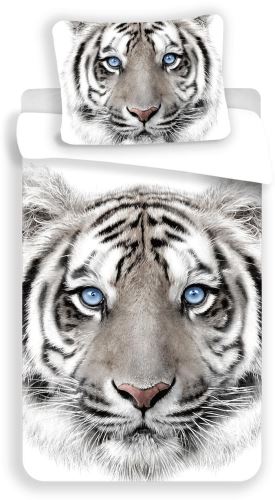 Dětské povlečení Jerry Fabrics  Bílý Tygr 140x200 cm
