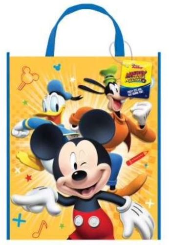 Dárková taška Dárková taška myšák mickey mouse - plastová 28 x 33,5 cm