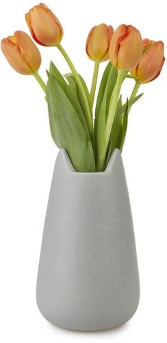 BALVI Váza/stojan  Meow 27532, 20cm, šedý