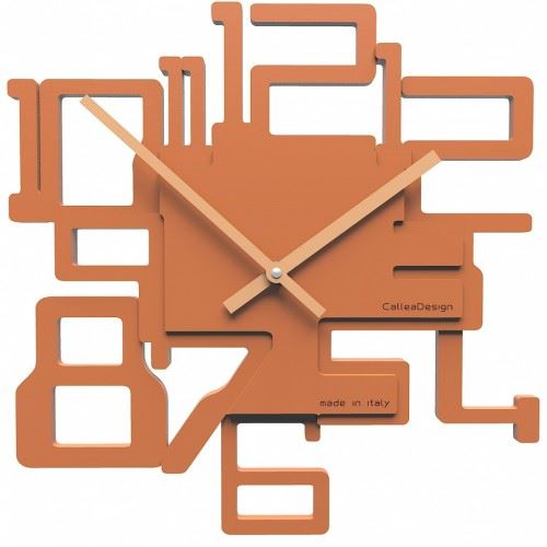Designové hodiny 10-003 CalleaDesign Kron 32cm (více barevných verzí) Barva terracotta-24