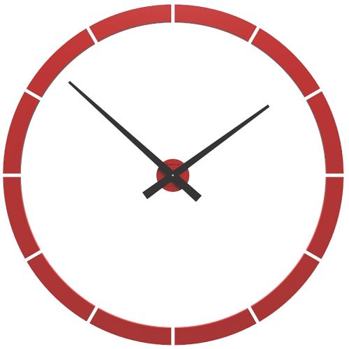 Designové hodiny 10-316 CalleaDesign 100cm (více barev) Barva světle červená - 64