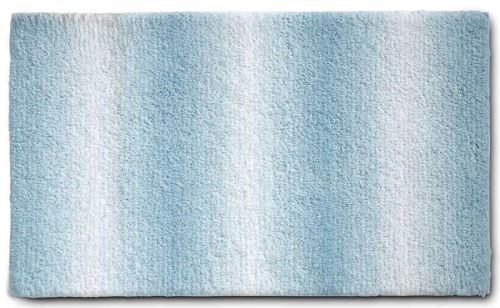 KELA KELA Koupelnová předložka Ombre 100x60 cm  polyester ledově modrá KL-23570