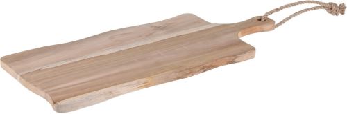 Krájecí deska H&L Dřevěné krájecí prkénko 49x20x1,5cm, teak dřevo