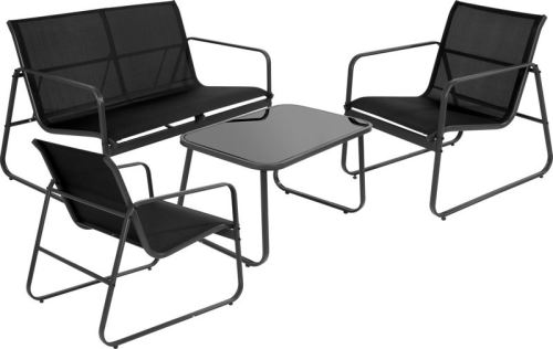 PROGARDEN PROGARDEN Zahradní nábytek lavice + 2 židle a stůl PROGARDEN sada 4 ks KO-FD4300500