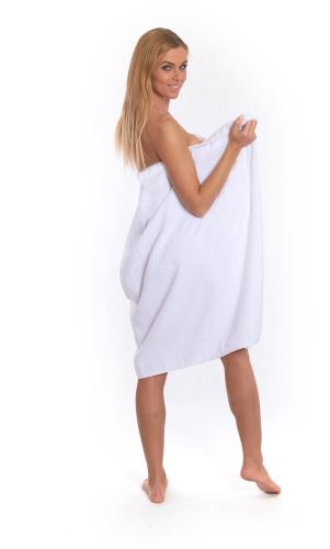 Ručník Interkontakt Dámský saunový ručník White